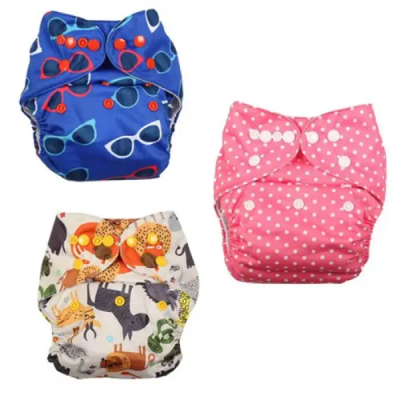 Re-Washable Baby Cloth Diapers with Waterproof Materials